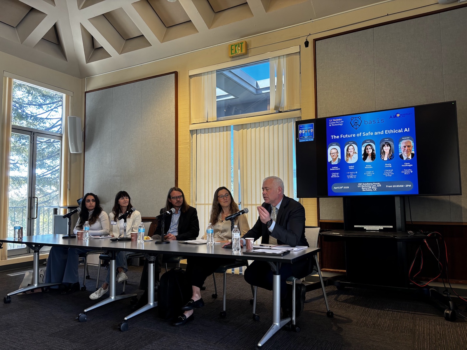 Panelists at 'The Future of Safe and Ethical AI' at Berkeley Law