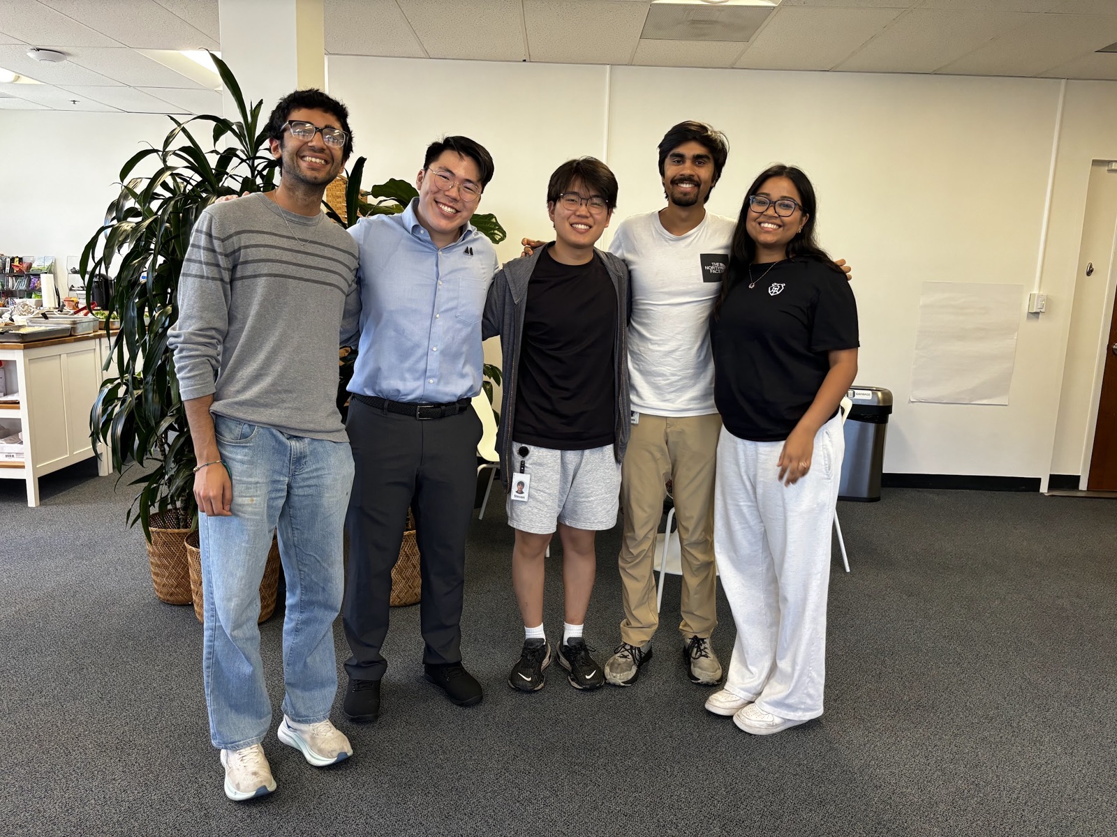 Members on an office visit